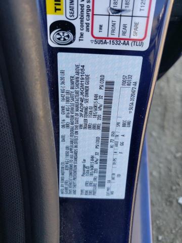 Photo 10 from auction – 2016 FORD FIESTA SE with VIN 3FADP4EJ6GM191054