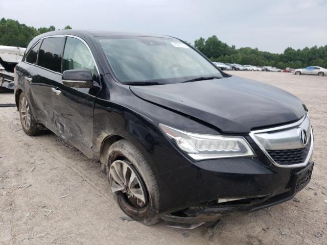 ACURA MDX TECHNO 2016 with VIN 5FRYD4H4XGB012818 - Photo from auction