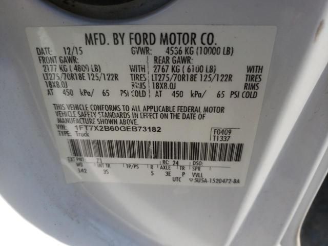 Photo 10 from auction – 2016 FORD F250 SUPER with VIN 1FT7X2B60GEB73182