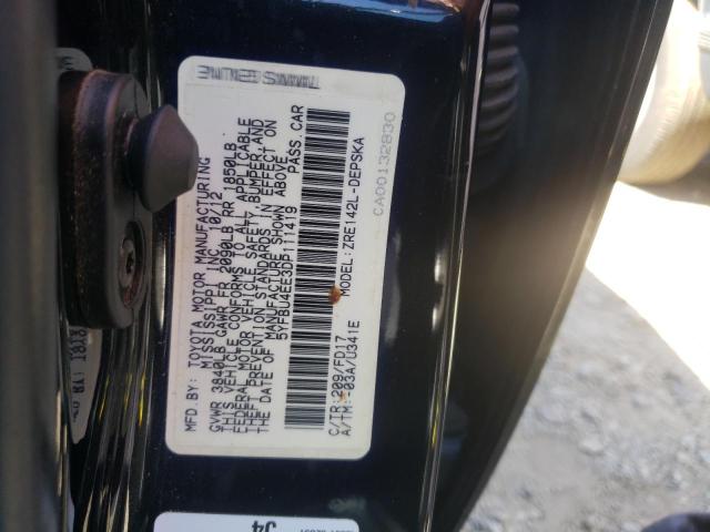 Photo 10 from auction – 2013 TOYOTA COROLLA with VIN 5YFBU4EE3DP111419