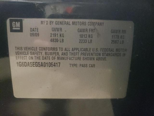 Photo 10 from auction – 2010 CADILLAC CTS with VIN 1G6DA5EG5A0106417