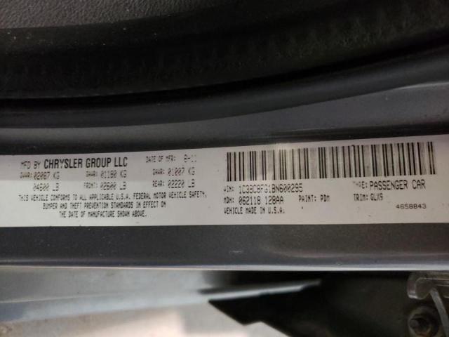 Photo 10 from auction – 2011 CHRYSLER 200 S with VIN 1C3BC8FG1BN600295