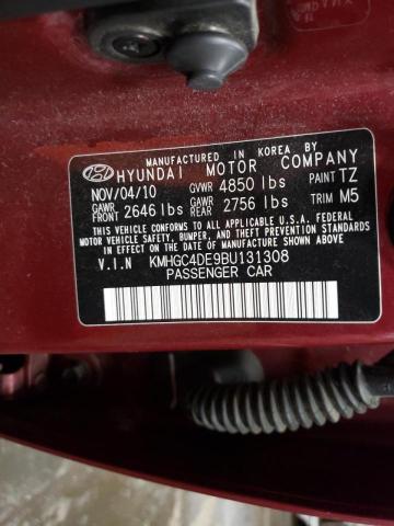 Photo 10 from auction – 2011 HYUNDAI GENESIS 3. with VIN KMHGC4DE9BU131308