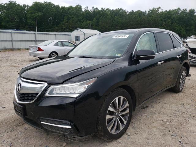 Photo 2 from auction – 2016 ACURA MDX TECHNO with VIN 5FRYD4H4XGB012818