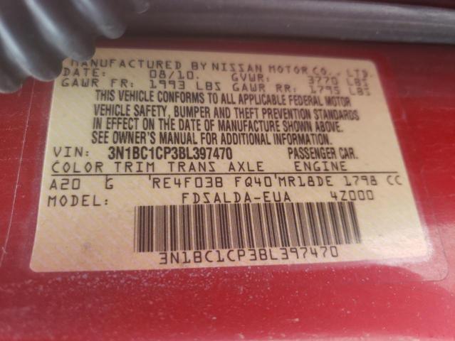 Foto 10 de la subasta – 2011 NISSAN VERSA S con VIN 3N1BC1CP3BL397470