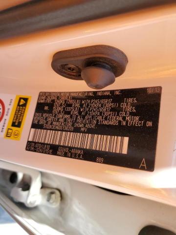 Photo 10 from auction – 2013 TOYOTA HIGHLANDER with VIN 5TDZK3EH6DS138209