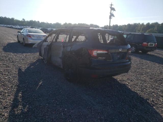Photo 3 from auction – 2021 HONDA PILOT BLAC with VIN 5FNYF6H72MB009926