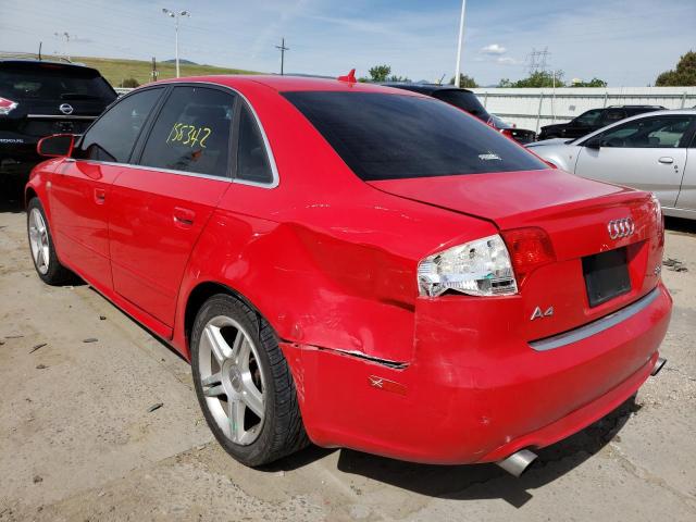 Photo 3 from auction – 2008 AUDI A4 2.0T QU with VIN WAUDF78E18A104329