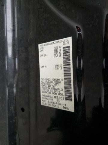 Photo 10 from auction – 2020 NISSAN MAXIMA S with VIN 1N4AA6BV5LC385805