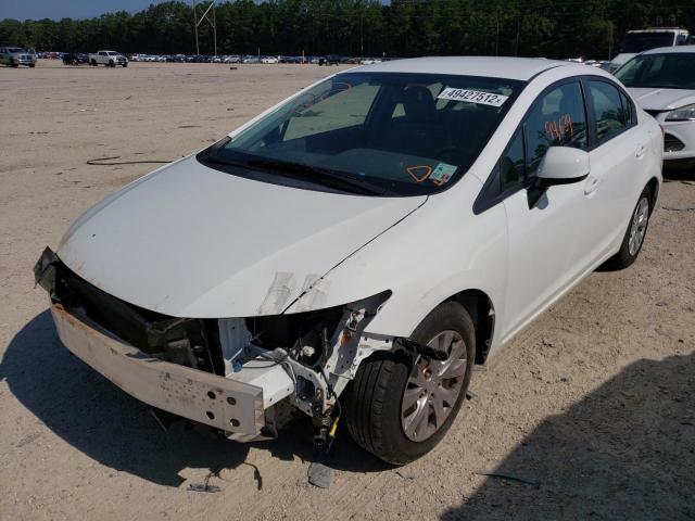 Photo 2 from auction – 2012 HONDA CIVIC LX with VIN 19XFB2F54CE089814