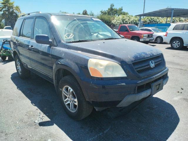 HONDA PILOT EXL 2004 with VIN 2HKYF18554H562279 - Photo from auction