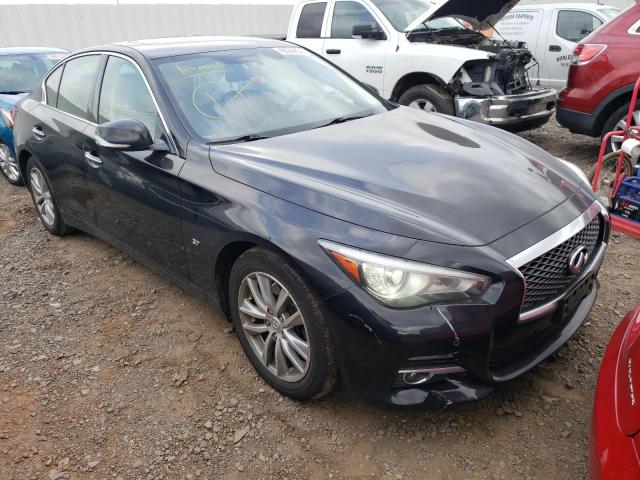 INFINITI Q50 BASE 2014 with VIN JN1BV7AR9EM698689 - Photo from auction