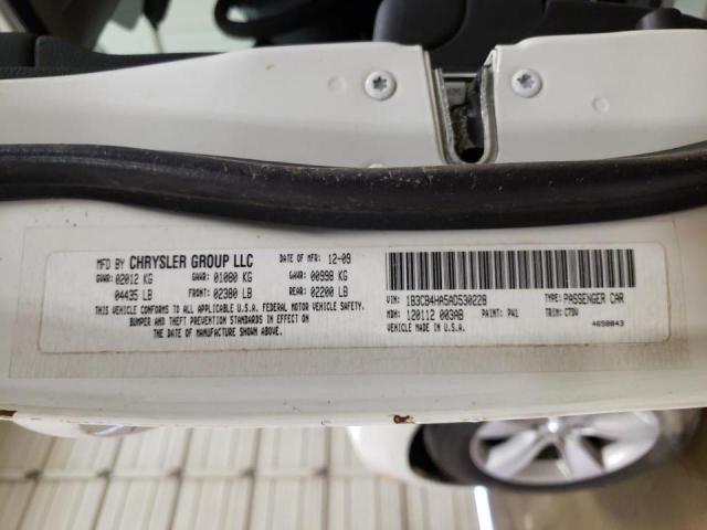 Zdjęcie 10 z aukcji – 2010 DODGE CALIBER SX z VIN 1B3CB4HA5AD530228