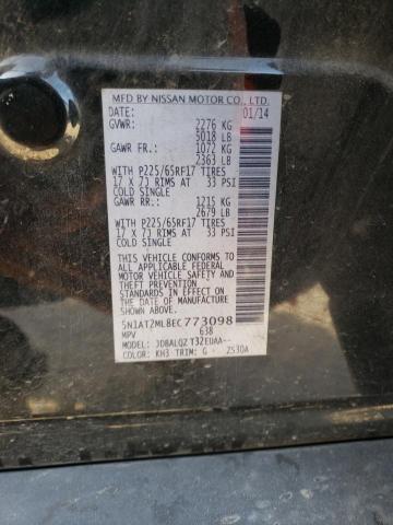 Photo 10 from auction – 2014 NISSAN ROGUE S with VIN 5N1AT2ML8EC773098