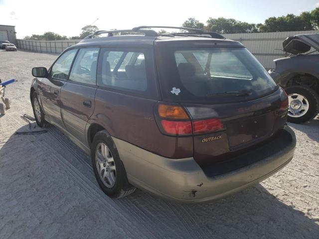 Photo 3 from auction – 2000 SUBARU LEGACY OUT with VIN 4S3BH6650Y7646911
