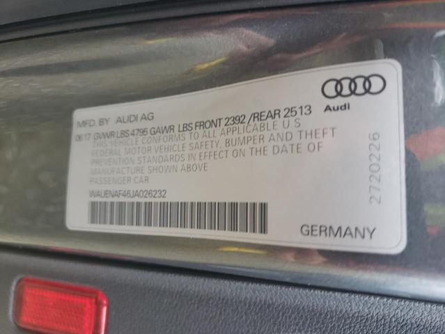 Photo 10 from auction – 2018 AUDI A4 PREMIUM with VIN WAUENAF46JA026232