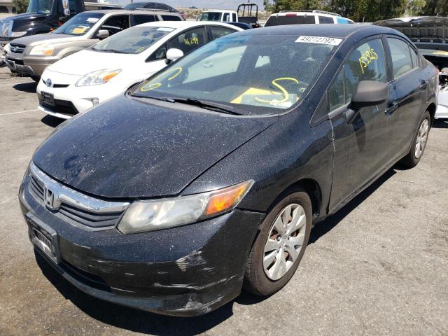 Photo 2 from auction – 2012 HONDA CIVIC LX with VIN 19XFB2F51CE345259