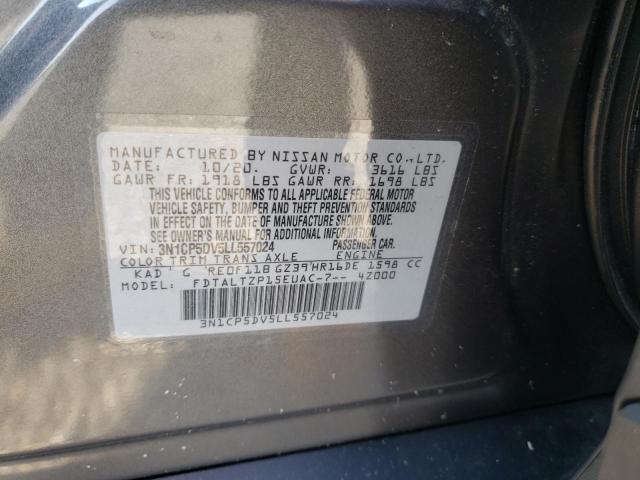 Photo 10 from auction – 2020 NISSAN KICKS SR with VIN 3N1CP5DV5LL557024