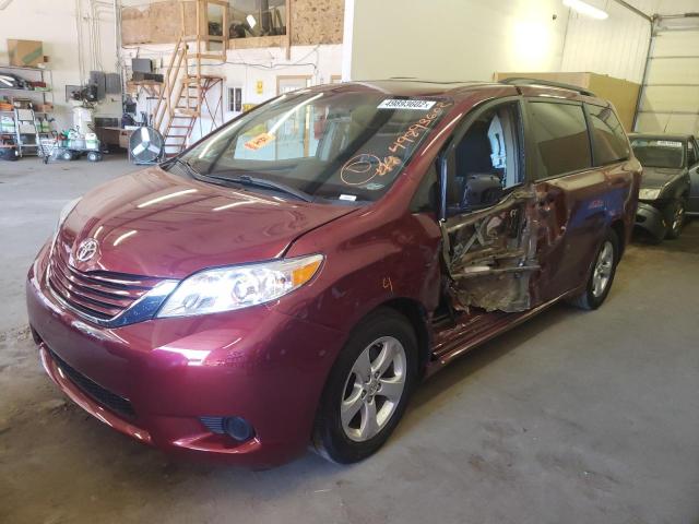 Photo 2 from auction – 2016 TOYOTA SIENNA LE with VIN 5TDKK3DC6GS741642
