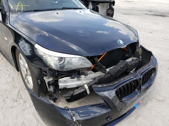Photo 9 from auction – 2008 BMW 550 I with VIN WBANW53578CT50581