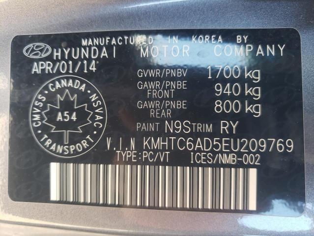 Photo 10 from auction – 2014 HYUNDAI VELOSTER with VIN KMHTC6AD5EU209769
