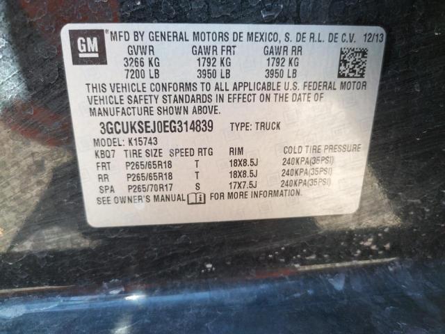 Photo 10 from auction – 2014 CHEVROLET SILVERADO with VIN 3GCUKSEJ0EG314839