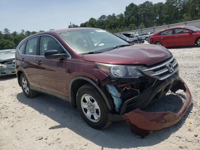 HONDA CR-V LX 2012 with VIN 5J6RM3H35CL036498 - Photo from auction