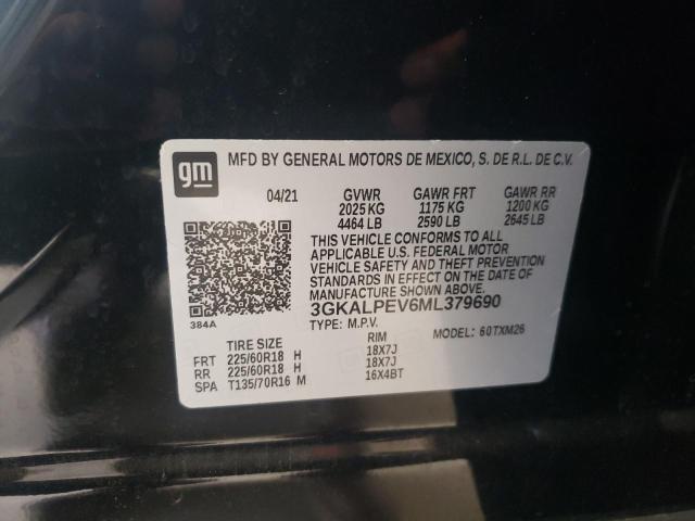 Photo 10 from auction – 2021 GMC TERRAIN SL with VIN 3GKALPEV6ML379690