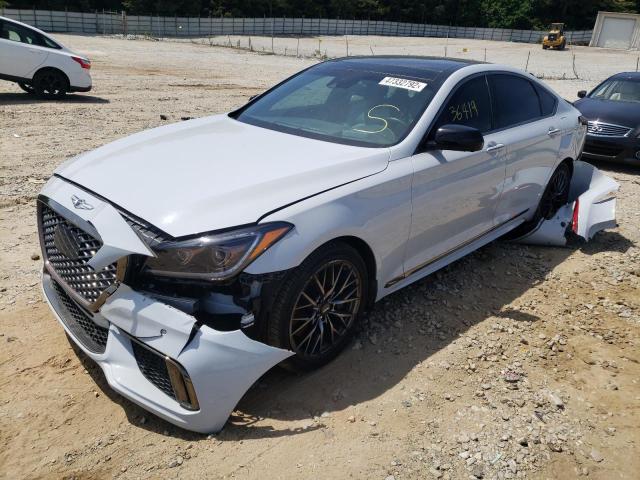 Photo 2 from auction – 2019 GENESIS G80 BASE with VIN KMHGN4JB9KU286994