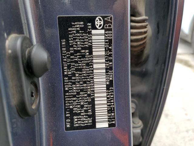Photo 10 from auction – 2014 TOYOTA COROLLA L with VIN 5YFBURHE9EP043265