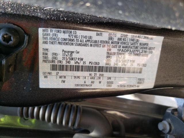 Photo 10 from auction – 2015 FORD FOCUS TITA with VIN 1FADP3J27FL238133