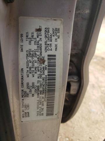 Photo 10 from auction – 2000 TOYOTA 4RUNNER SR with VIN JT3HN86R9Y0289064
