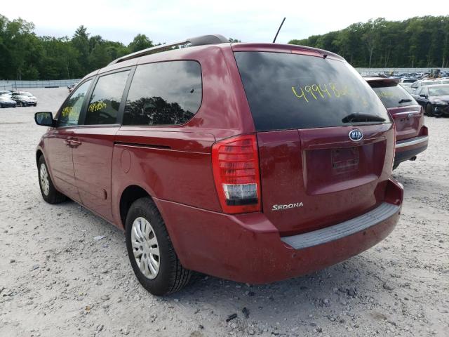 Photo 3 from auction – 2011 KIA SEDONA LX with VIN KNDMG4C71B6366031