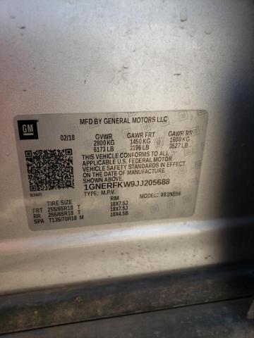 Photo 10 from auction – 2018 CHEVROLET TRAVERSE L with VIN 1GNERFKW9JJ205688