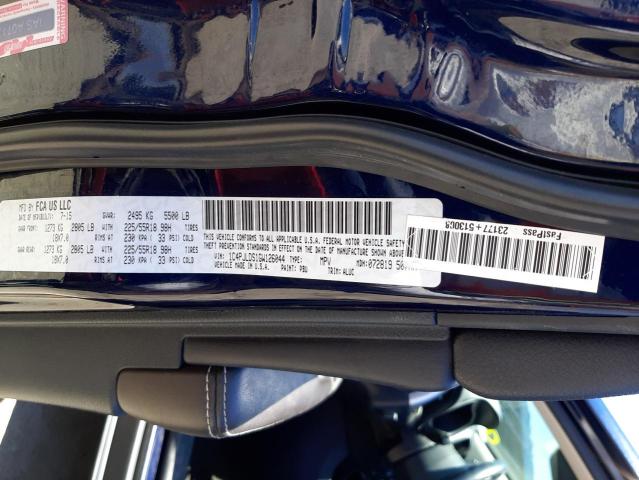 Photo 10 from auction – 2016 JEEP CHEROKEE L with VIN 1C4PJLDS1GW126044