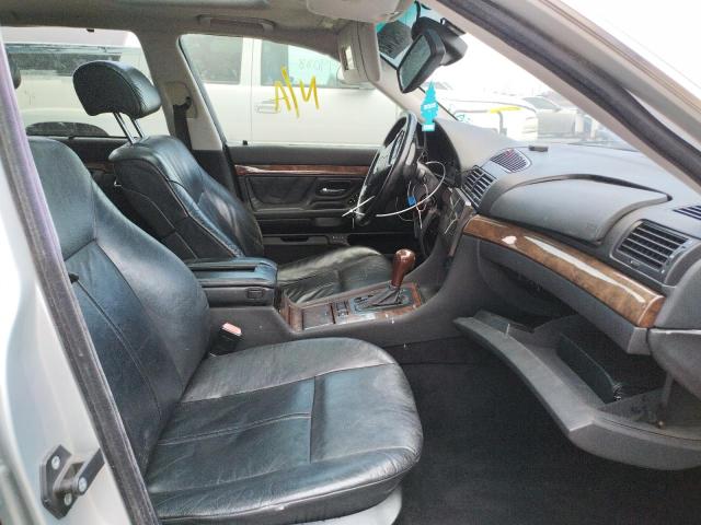 Photo 5 from auction – 2000 BMW 740 IL with VIN WBAGH8340YDP11347