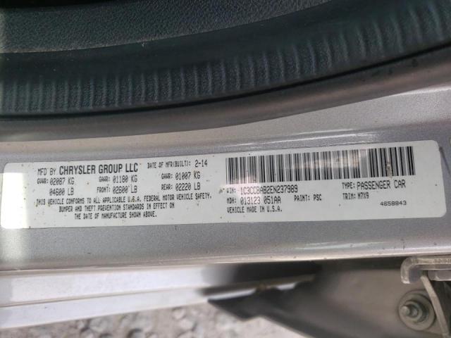 Photo 10 from auction – 2014 CHRYSLER 200 LX with VIN 1C3CCBAB2EN237989
