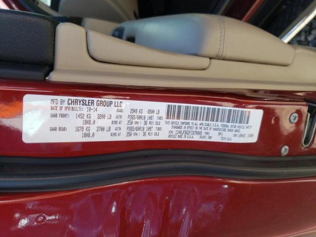 Photo 10 from auction – 2015 JEEP GRAND CHER with VIN 1C4RJFBG2FC678905
