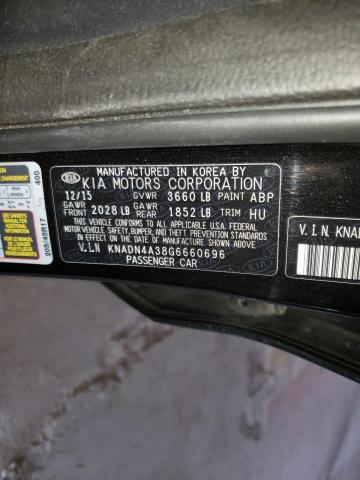 Photo 10 from auction – 2016 KIA RIO EX with VIN KNADN4A38G6660696