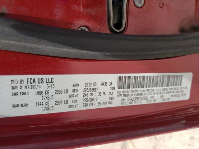 Photo 10 from auction – 2015 JEEP COMPASS SP with VIN 1C4NJCBB5FD373281