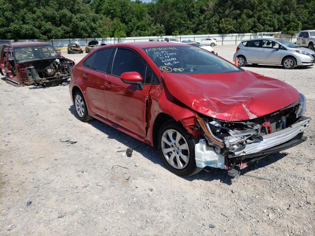 TOYOTA COROLLA LE 2021 with VIN JTDEPMAE8MJ153244 - Photo from auction