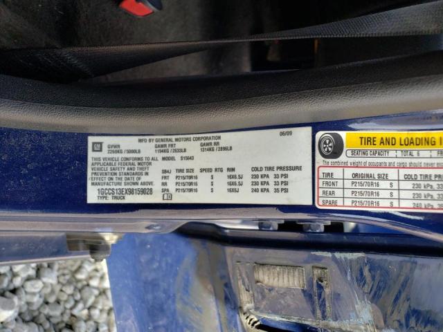 Photo 10 from auction – 2009 CHEVROLET COLORADO with VIN 1GCCS13EX98159028