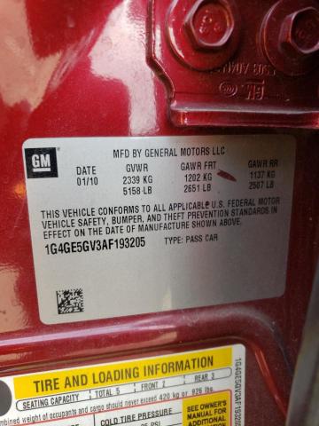 Photo 10 from auction – 2010 BUICK LACROSSE C with VIN 1G4GE5GV3AF193205