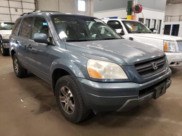 HONDA PILOT EX 2005 with VIN 2HKYF18425H507684 - Photo from auction
