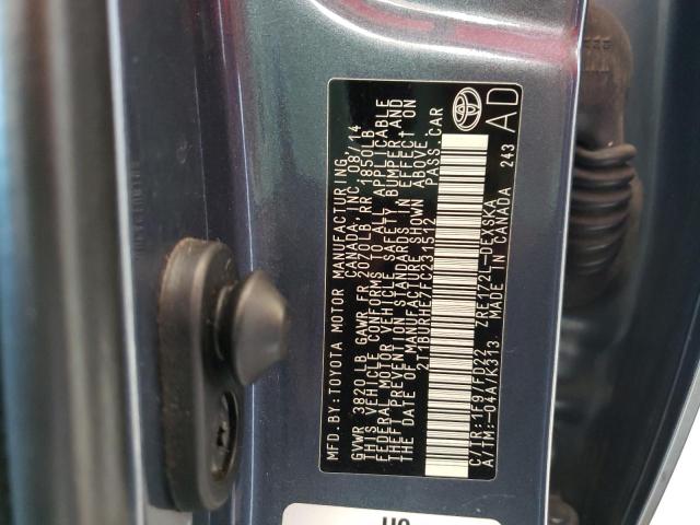 Photo 10 from auction – 2015 TOYOTA COROLLA L with VIN 2T1BURHE7FC231512