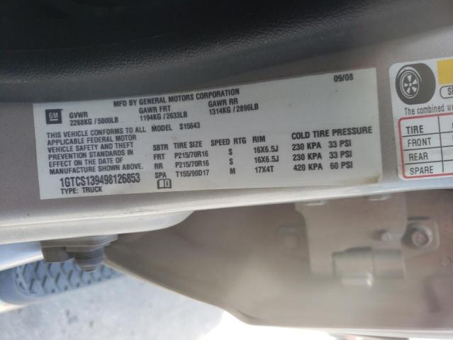 Photo 10 from auction – 2009 GMC CANYON with VIN 1GTCS139498126853
