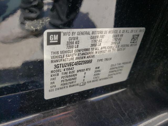Photo 10 from auction – 2014 GMC SIERRA K15 with VIN 3GTU2VEC4EG239968