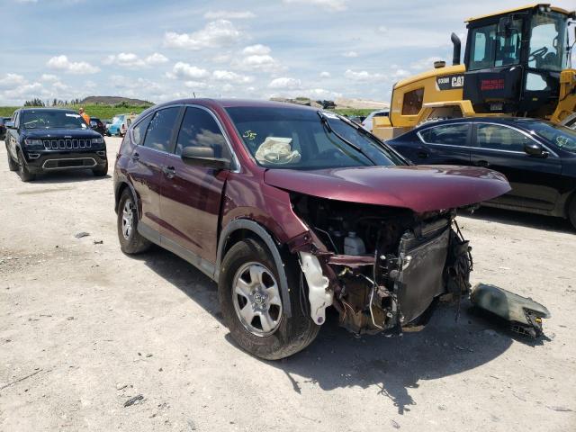 HONDA CR-V LX 2012 with VIN 5J6RM3H39CL036634 - Photo from auction
