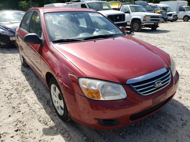 KIA SPECTRA EX 2009 with VIN KNAFE222095586833 - Photo from auction