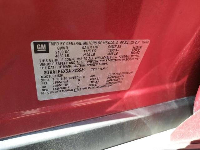 Photo 10 from auction – 2018 GMC TERRAIN SL with VIN 3GKALPEX5JL325939